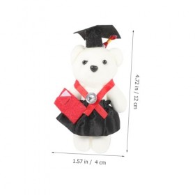 ERINGOGO 12 Pièces Remise des Diplômes Dr Bear Accessoires De Terrasse Décorations De Bouquets De Fleurs Ours Fleur Animal en