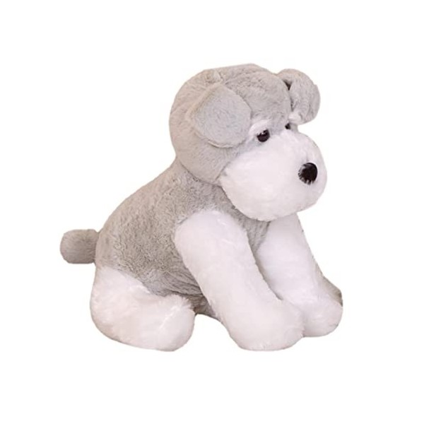 Aibyks 2 Pcs Peluche Schnauzer,Animal en Peluche Chien réaliste pour Enfants | Animaux en Peluche pour Chien en Peluche, Joue