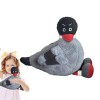 CENMOO Pigeon en Peluche, Pigeon en Peluche - Poupée Pigeon farcie Douce | Peluche Animal Mignon, Jouet de poupée cognitif Oi