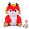 Poupée en peluche dragon chinois, animal en peluche dragon 2024 | Peluches dragon du zodiaque chinois 2024,Peluches de mascot