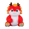 Oldmoom Dragon Chinois en Peluche, Jouet Dragon Chinois en Peluche, Peluches de Mascotte de Dragon de Dessin animé 2024, Pelu