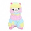 Jouet en Peluche Dalpaga Arc-en-Ciel, Peluche dagneau Mignonne Poupée en Peluche Multicolore Llamacorn