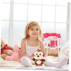Vaguelly Peluche Jolie Poupée Singe Coussin De Dossier Moelleux Oreiller Câlin Singe Jouet Singe Suspendu Jouet De Poupée Sin