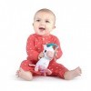 Bright Starts, Licorne, Sparkle & Shine, jouet en peluche à emporter en poussette ou en porte-bébé, 0 mois et plus