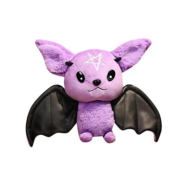 Sharplace Peluche Chauve-Souris Peluches Peluche Animal Chauve-Souris Jouet Câlin Photo Props Réaliste Huggable Chauve-Souris