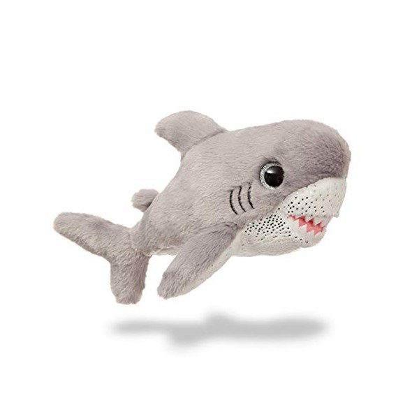 Aurora, 61208, Sparkle Tales, Finn Le Requin, 18 cm, Peluche, Grise et Blanche