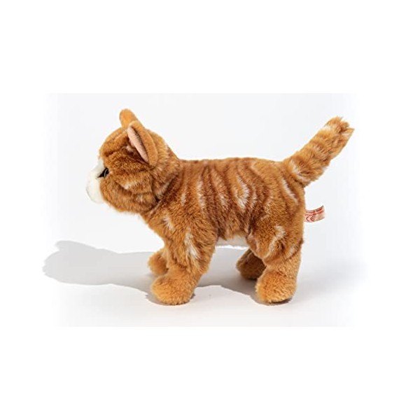 Hermann Teddy Collection - 906827 - Peluche - Chat Debout - 20 cm Maquereau - Rouge