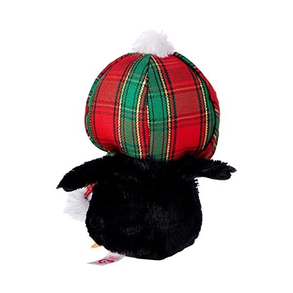 TY- Beanie Boos-Peluche Cheer Le Pingouin 15 cm, TY36241, Noir/Blanc