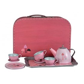 Egmont Toys E540050 Service à thé en métal et Soie pour Enfant Plus de 3 Ans