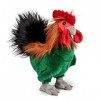 Tobar-Tobar-37256-Peluche Coq, Animigos World of Nature, 37256, Vert