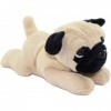 Peluche chien carlin chiot env. 22 cm