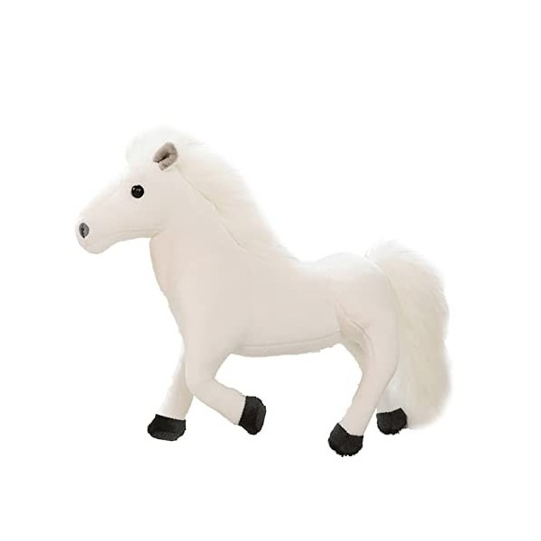 LICHENGTAI Cheval en Peluche Jouet Peluche pour Enfant, Cheval Peluche Cheval Géant en Peluche Cheval Realiste Doux Animaux e