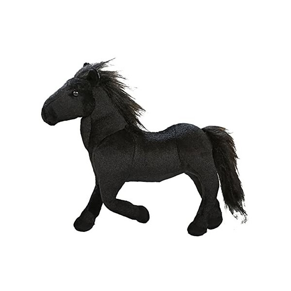 LICHENGTAI Cheval en Peluche Jouet Peluche pour Enfant, Cheval Peluche Cheval Géant en Peluche Cheval Realiste Doux Animaux e