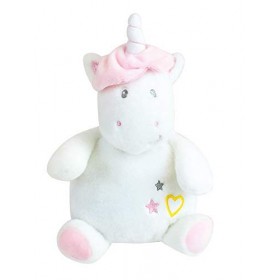 Jemini- Licorne Peluche bouillotte +/-19 cm, 023963