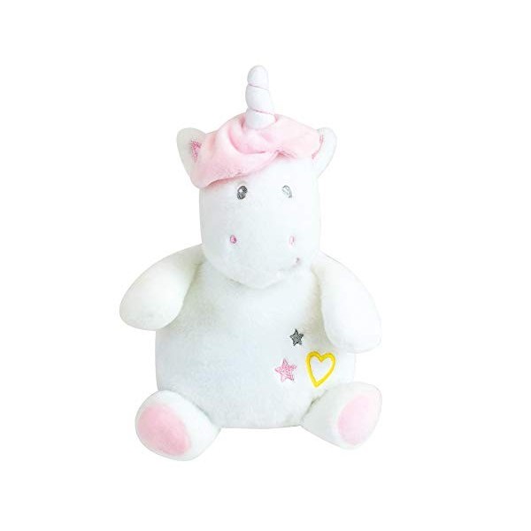 Jemini- Licorne Peluche bouillotte +/-19 cm, 023963