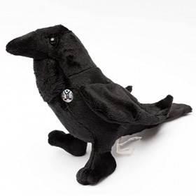 Doudou corbeau noir corbeau en peluche Oiseau sauvage Hugin - Doudou * Biz.