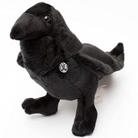 Doudou corbeau noir corbeau en peluche Oiseau sauvage Hugin - Doudou * Biz.