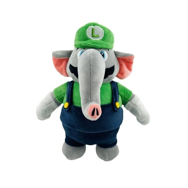 BAFAFA Elephant Super Mario Elephant Plush Toy Elephant Doll Birthday for Boys and Girls About 27cm/11in