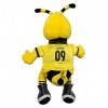 Borussia Dortmund, Figurine en peluche EMMA, noir-jaune, 30cm