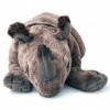 Uni-Toys - Rhinocéros petit couché - 32 cm longueur - Peluche Rhino - Peluche doudou