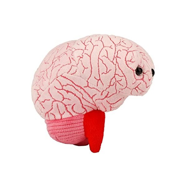 Giantmicrobes Porte-clés en forme de microbe géant en peluche Cerveau