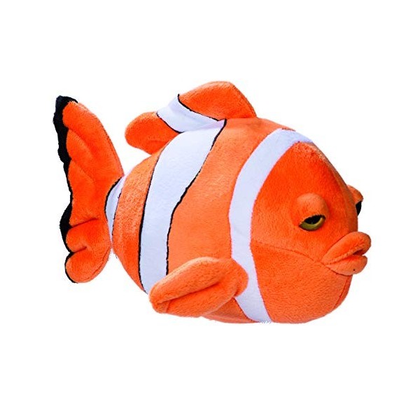 IMPEXIT Peluche Poisson Clown Gros Yeux 15/28/12 cm