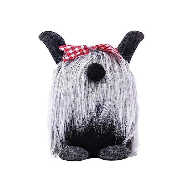 HOOTNEE 1Pc Chiot À Poils Longs Poupée Jouet Chien en Peluche Chien Jouet Bébé Chien Jouet Chien Figurines Poupée Décoration 