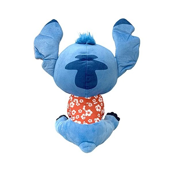 Sambro Stitch avec chemise hawaïenne Bighead Palz Peluche sonore 30 cm