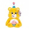 Care Bears 22076 9 inch Bean Plush Birthday Bear, Collectable Cute Plush Toy, Cuddly Toys for Children, Soft Toys for Girls a