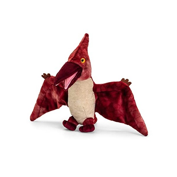 Keel Toys KEELECO - Peluche 100% recyclée - Jouet écologique pour Enfant - Dinosaure Ptérodactyle 38cm - SE1484