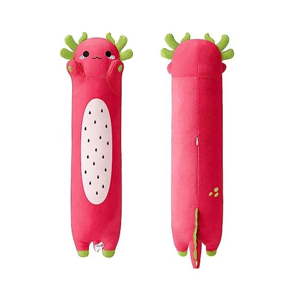 Peluche Axolotl Gudisi Con 4 Cuccioli – 40 Cm, Morbido E Delicato, Regalo Originale Per Bambini