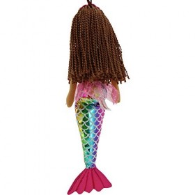 Sweety Toys 11919 Poupée sirène en Peluche Princesse 45 cm Arc-en-Ciel