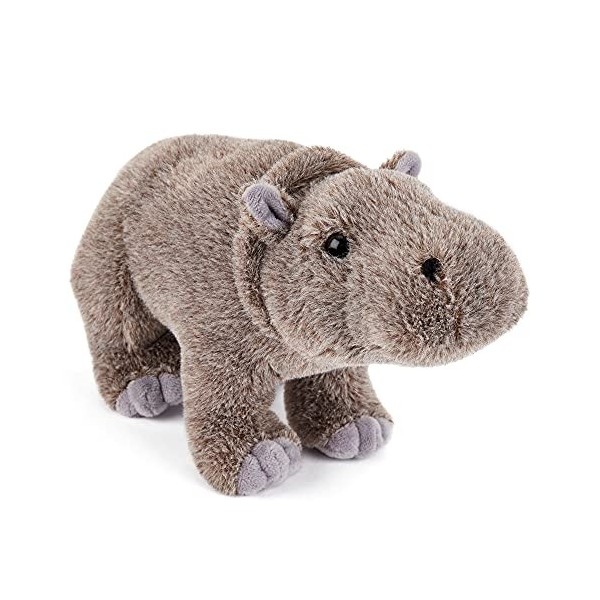 Zappi Co Pygmy Hippopotame en Peluche Douce pour Enfant 28 cm Collection Animaux Safari