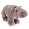 Zappi Co Pygmy Hippopotame en Peluche Douce pour Enfant 28 cm Collection Animaux Safari