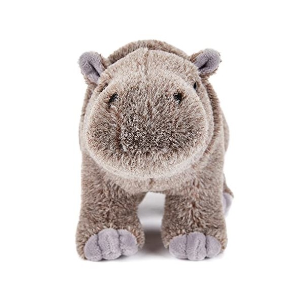 Zappi Co Pygmy Hippopotame en Peluche Douce pour Enfant 28 cm Collection Animaux Safari