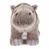 Zappi Co Pygmy Hippopotame en Peluche Douce pour Enfant 28 cm Collection Animaux Safari