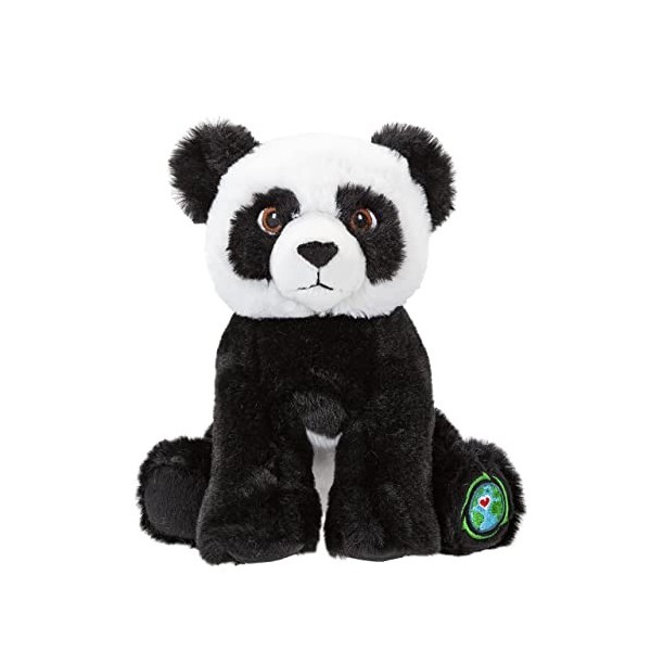 VFM - Panda Jouets pour Enfants, Animaux de la Faune Sauvage, en Plastique 100% recyclé, adorables Peluches, Animaux du Zoo, 