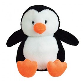 024031S Peluche Bouillotte Pingouin avec Micro Perles Dargile +/- 19 cm