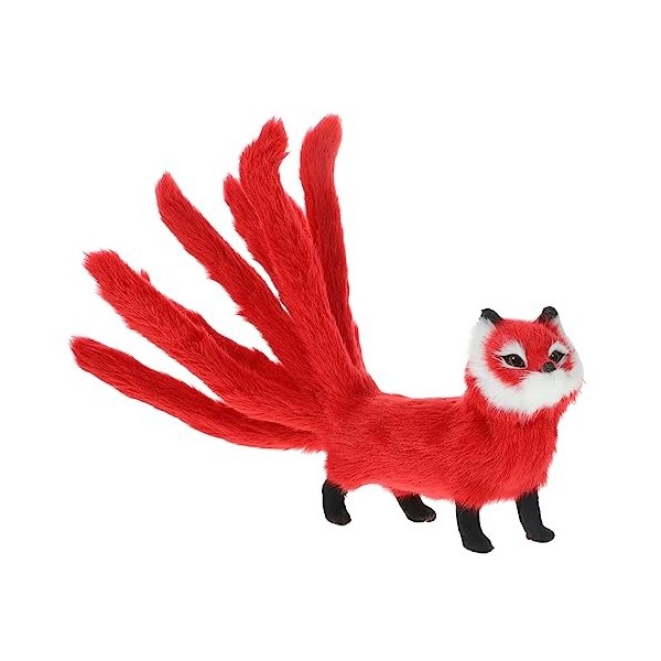 ERINGOGO Renard Simulé Distributeur De Bonbons Figurine De Renard Floue Peluche Renard Jouet Aniaml en Fausse Renard Animal e
