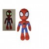 Disney - Spiderman, 25cm, Personnage de la série Marvel Spidey et Ses Amis surprenants, avec des Yeux Qui Brillent dans Le No