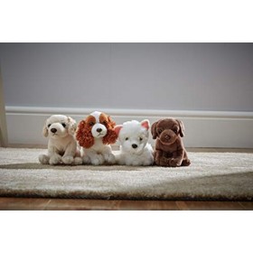Peluche Living Nature - Chiot Golden Retriever en peluche 16 cm 