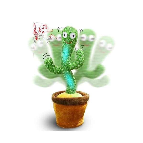 MAGIC SELECT Peluche Cactus Qui Danse avec Mouvement Électronique