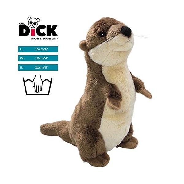 Carl Dick Peluche Loutre Debout 21cm 3139