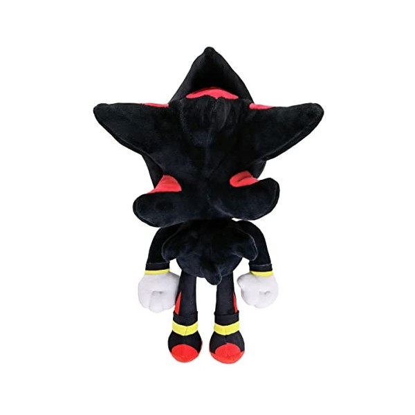 Glurak Sonic Hedgehog Peluche Jouet 30cm Cadeau danniversaire pour Les Enfants Chambre à Coucher décoration Ornement Noir