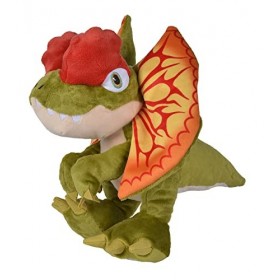 Universal - Jurrasic World, Dilophosaure, 25cm, Dinosaures, câlins, Peluche, à partir de 0 Mois