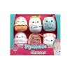 Peluches Squishville par Original Squishmallows Honour Roll Squad - Six Peluches Squishmallows de 5 cm Comprenant Stevon, Ten