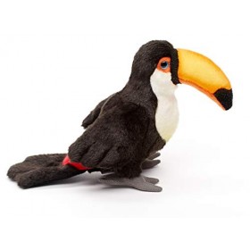 Uni-Toys - Toucan Toco - 18 cm Hauteur - Oiseau - Peluche, Doudou