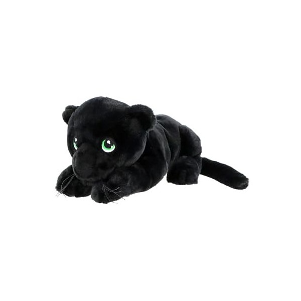 Keel Toys KEELECO - Peluche 100% recyclée - Jouet écologique pour Enfant - Peluche Panthère Noire 35cm - SE2232