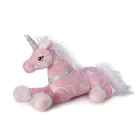 Deluxe Paws Licorne Rose et Blanc avec Cœur - 50cm 20 " 
