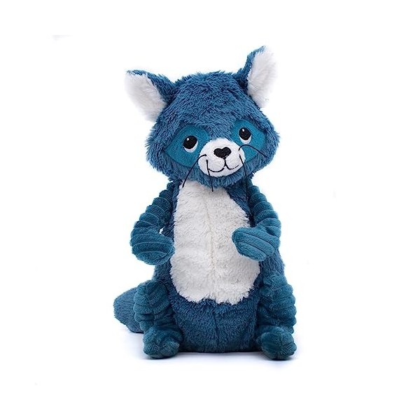 PTIPOTOS by LES DÉGLINGOS - Peluche Netoitou Le Raton Laveur Bleu - Doudou Original - Idéal dès la Naissance - Peluche Toute 
